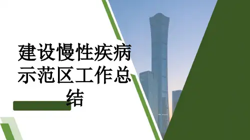 建设慢性疾病示范区工作总结