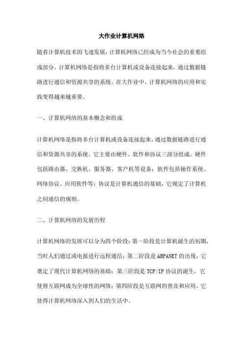 大作业计算机网络
