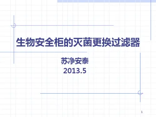 苏净安泰生物安全柜的灭菌