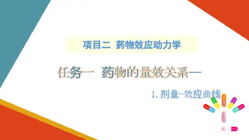 药物效应动力学—药物的量效关系(药理学课件)