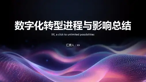 数字化转型进程与影响总结PPT