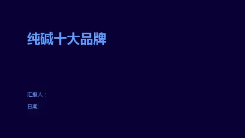 纯碱十大品牌