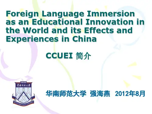 浸入式教学简介.