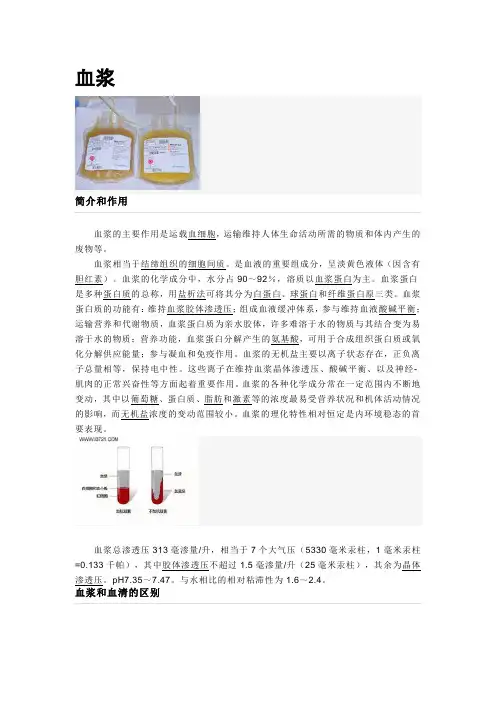 血浆