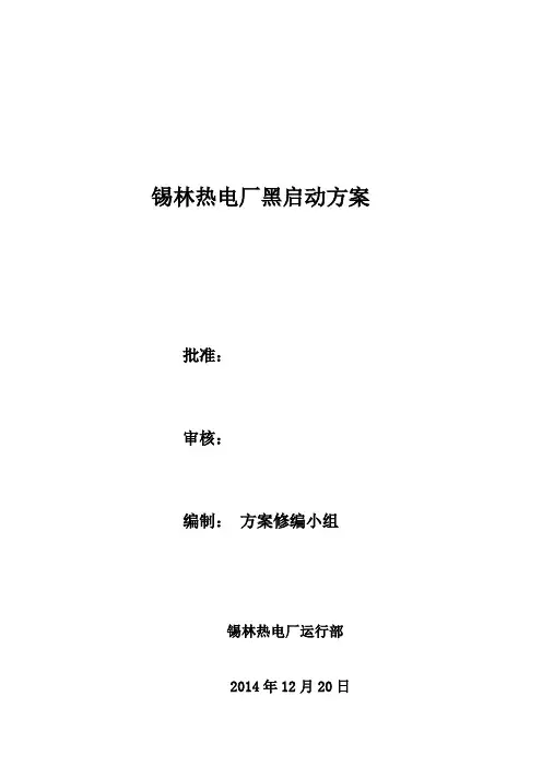 黑启动