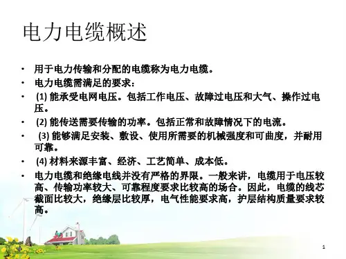 电力电缆培训