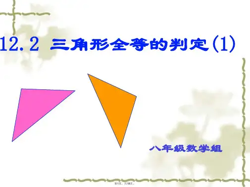 12.2全等三角形的判定(sss)(公开课)