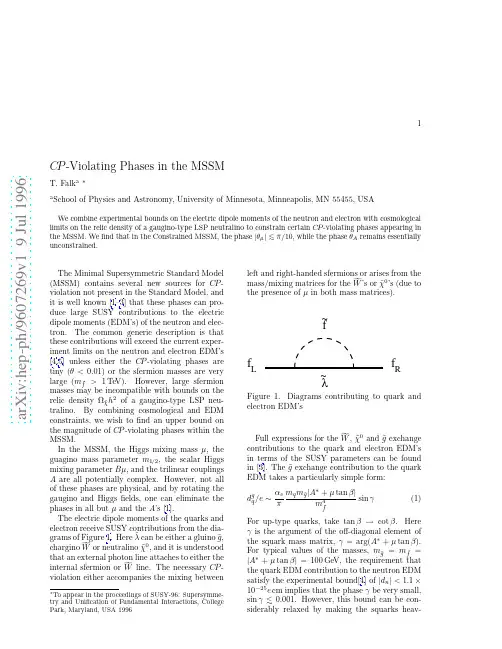 CP-Violating Phases in the MSSM
