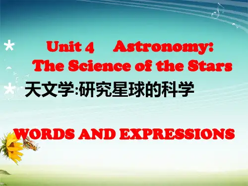 人教新课标必修3 Unit4 单元词汇学习PPT高中英语精品资源