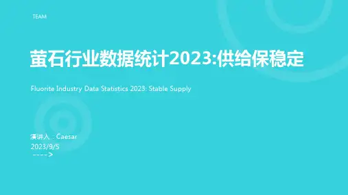 2023年萤石行业数据统计：萤石供给保持稳定模板