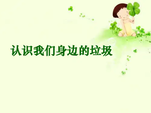 综合实践活动——认识我们身边的垃圾ppt课件