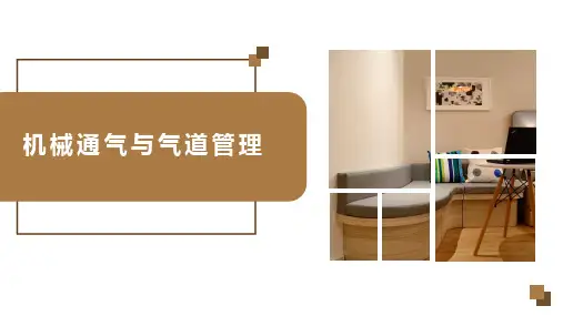 机械通气与气道管理ppt课件
