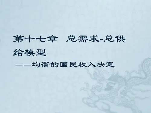 第十七章总需求-总供给