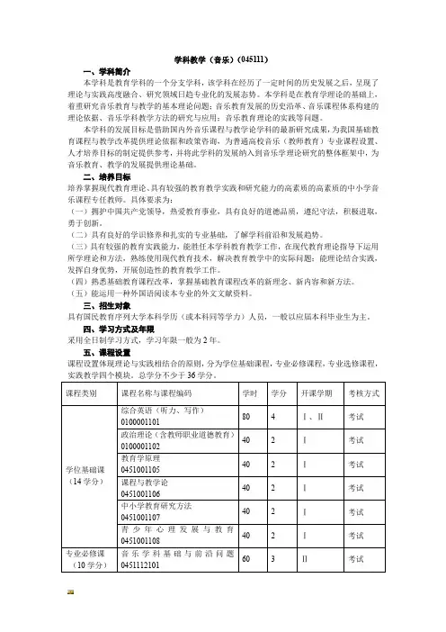 学科教学(音乐)(045111)培训课件.doc