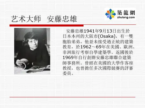 艺术大师  安藤忠雄