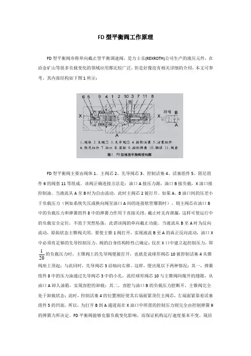 FD型平衡阀工作原理
