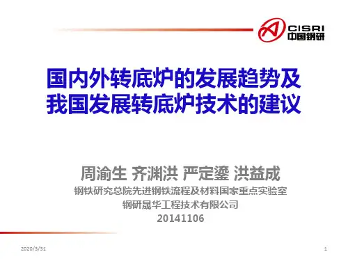 国内外转底炉的发展趋势及我国发展转底炉技术的建议 PPT课件