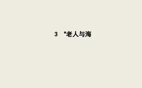 人教版必修三《老人与海 》 课件 (经典课件)