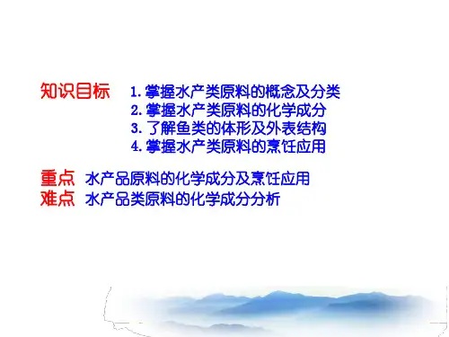 水产品类原料基础知识