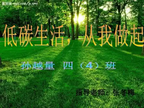 所谓低碳生活lowcarbonlife就是指生活作息时所-PPT精选文档
