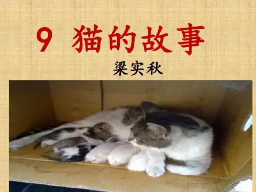 2016秋北师大版语文七上第9课《猫的故事》ppt课件2
