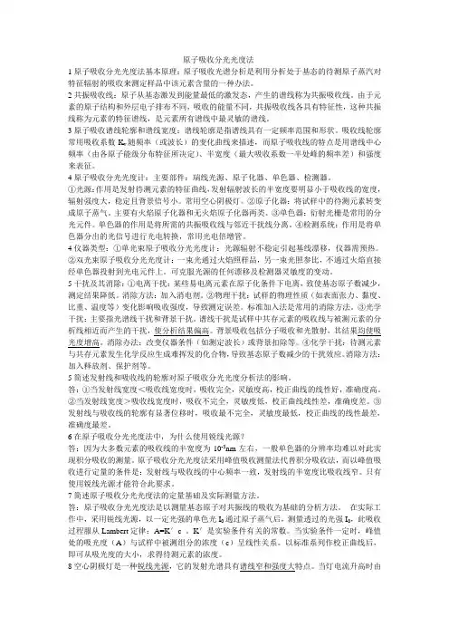 原子吸收分光光度法