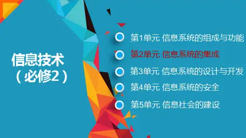 小型信息系统的组建课件高中信息技术必修二