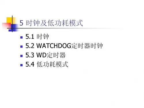 第五章DSP时钟及低功耗模式