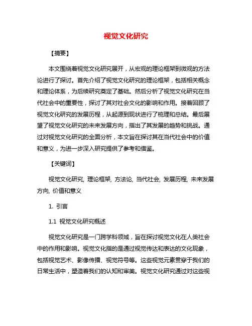 视觉文化研究