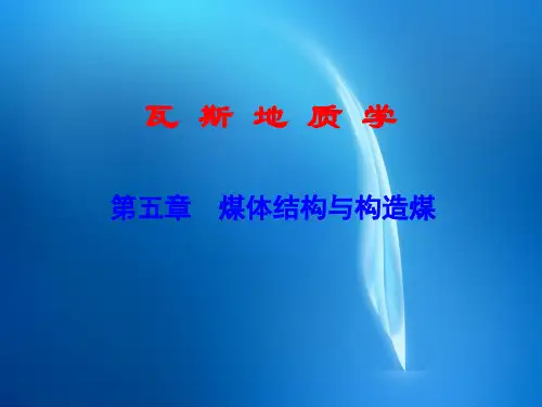 瓦斯地质学ppt  第五章 煤体结构与构造煤