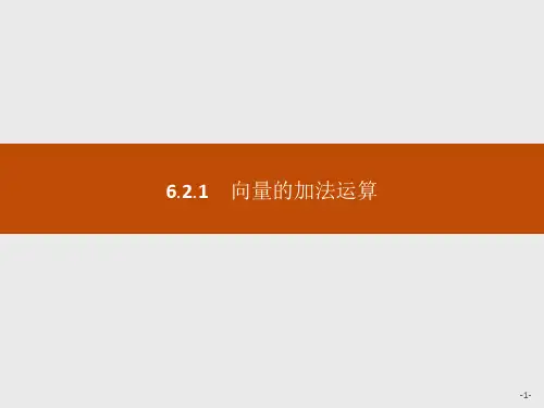 6.2.1 向量的加法运算PPT课件(人教版)