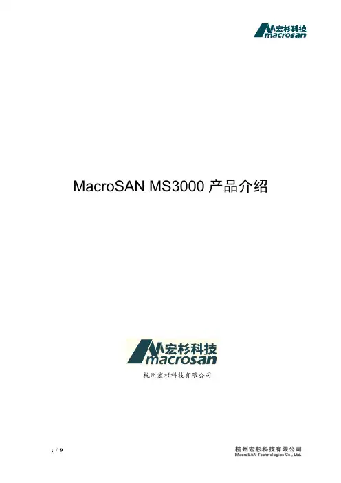 MacroSAN MS3000产品介绍