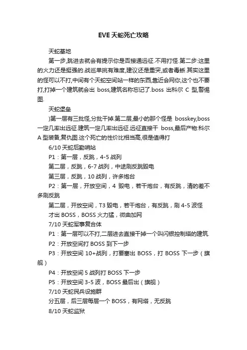 EVE天蛇死亡攻略