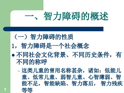 智障儿童的家庭教育