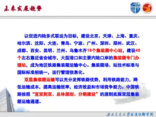 铁路集装箱运输规划