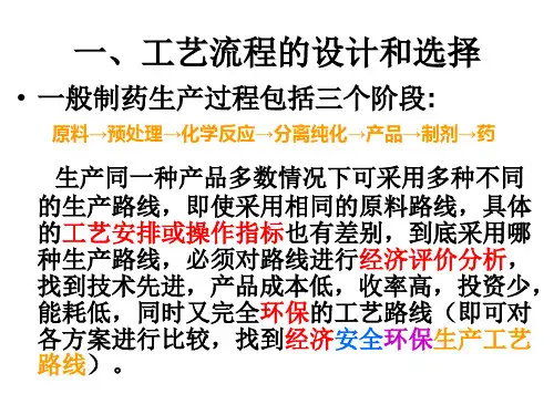 制药工艺流程图解析
