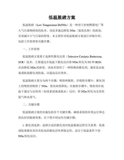 低温脱硝方案