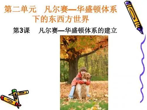 九年级历史下册《凡尔赛—华盛顿体系的建立》