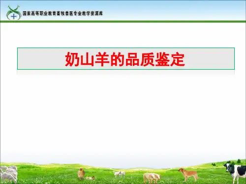 4奶山羊的品质鉴定岳炳辉.ppt