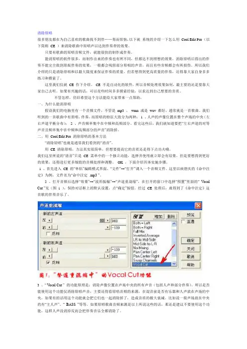 歌曲消音