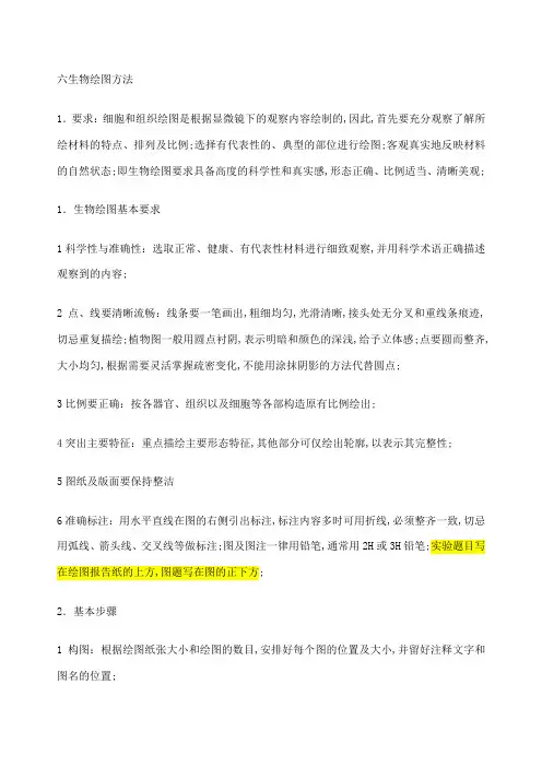 生物绘图方法