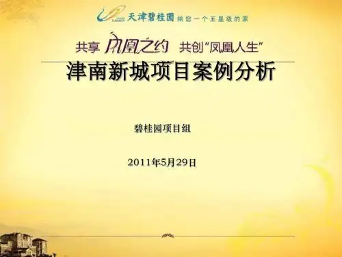 某新城项目案例分析报告(PPT 36张)