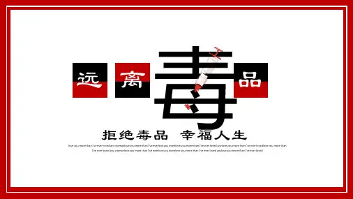青少年禁毒教育知识宣传毒品知识PPT  (44)