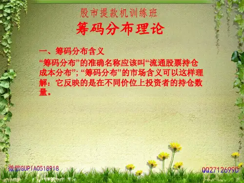 筹码分布理论.