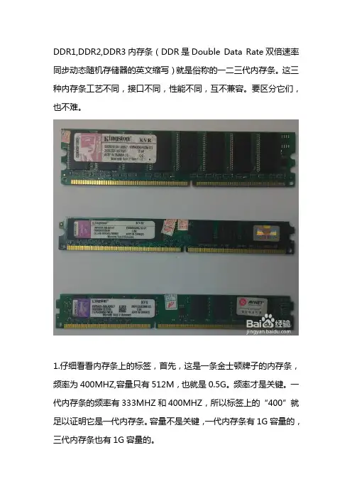 内存条识别