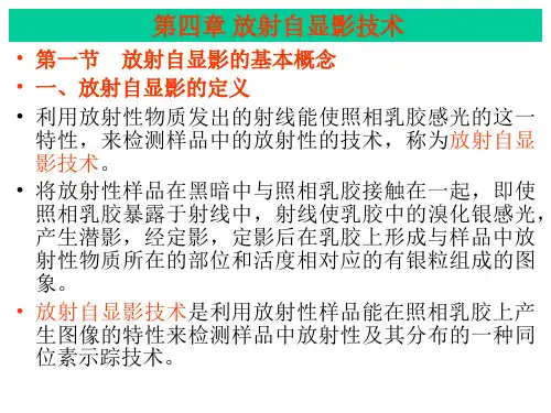 第四章放射自显影技术