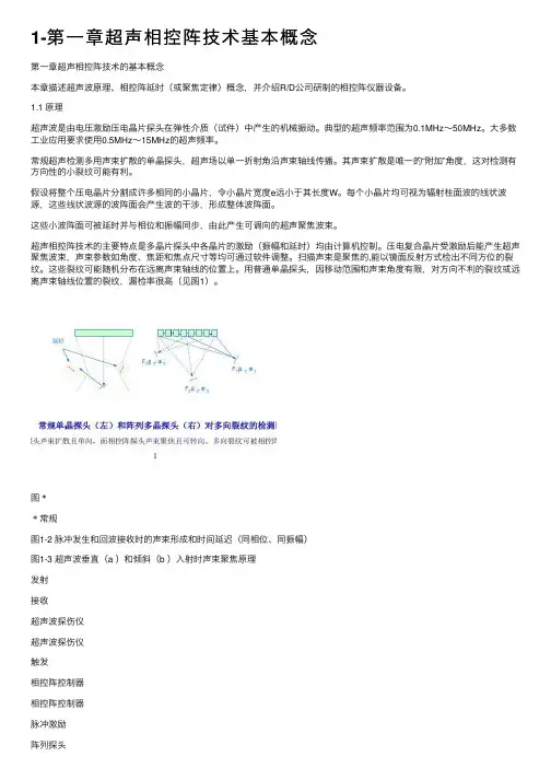 1-第一章超声相控阵技术基本概念