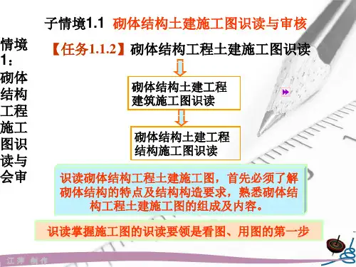 1.1.2.1砌体结构土建工程建筑施工图识读(试用)