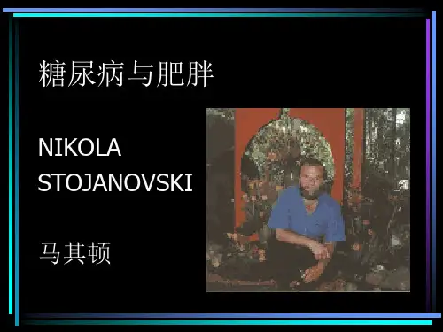糖尿病与肥胖  ppt课件