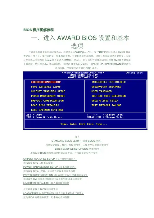 各种BIOS设置最全面图解教程